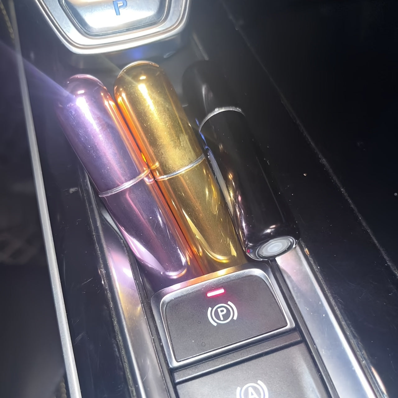 Mini Portable Refillable Perfume Aluminum Atomized Spray Cosmetic Bottle~Travel Dispenser Bottle~Atomizer Perfume Bottle, for Car