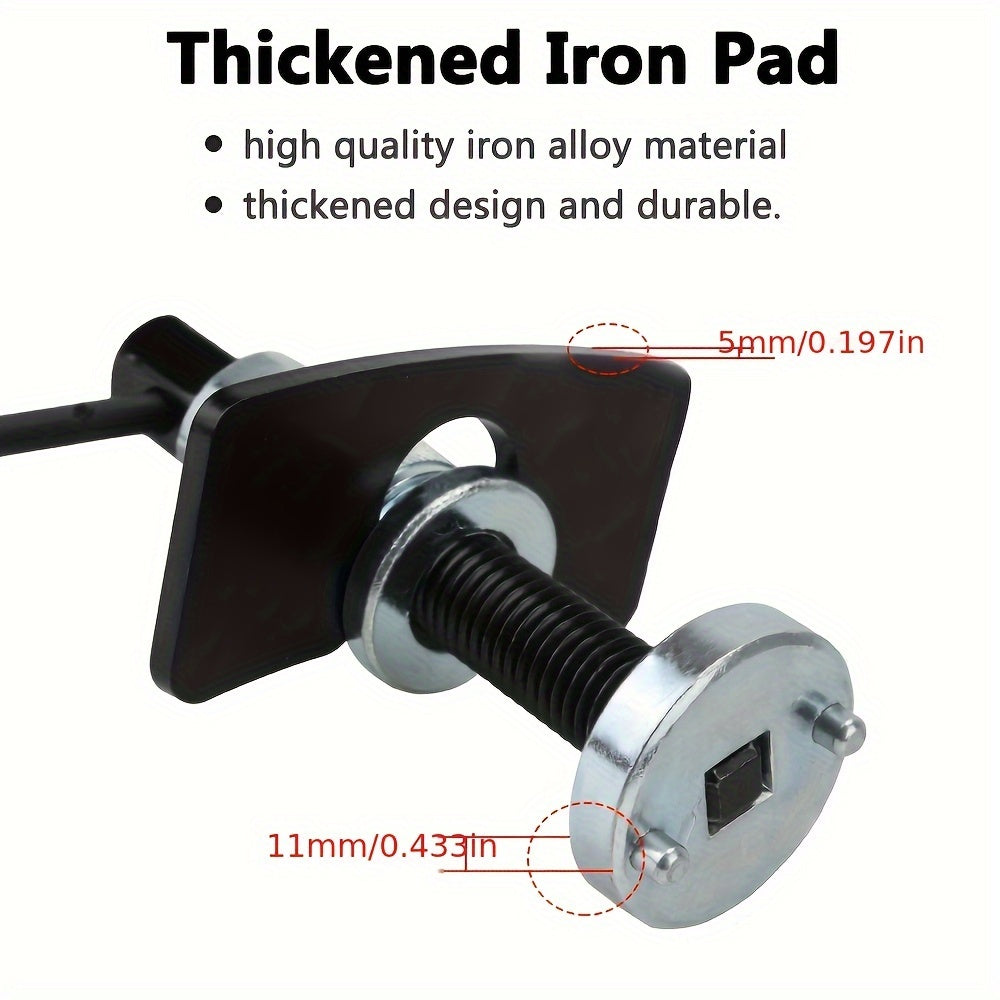 Industrial-Grade Manual Auto Brake Caliper Piston Rewind Tool Kit - No Battery Required for Easy Pad Replacement & Wheel Cylinder Separation