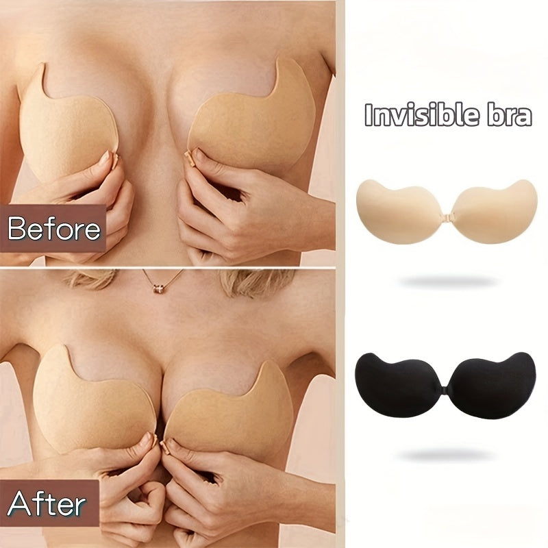 Ultra-Thin Silicone Nipple Covers - Self-Adhesive Push Up for a Seamless Look - Invisible Pasties, Perfect Womens Lingerie Accessories for Daily Wear or Special Occasions
