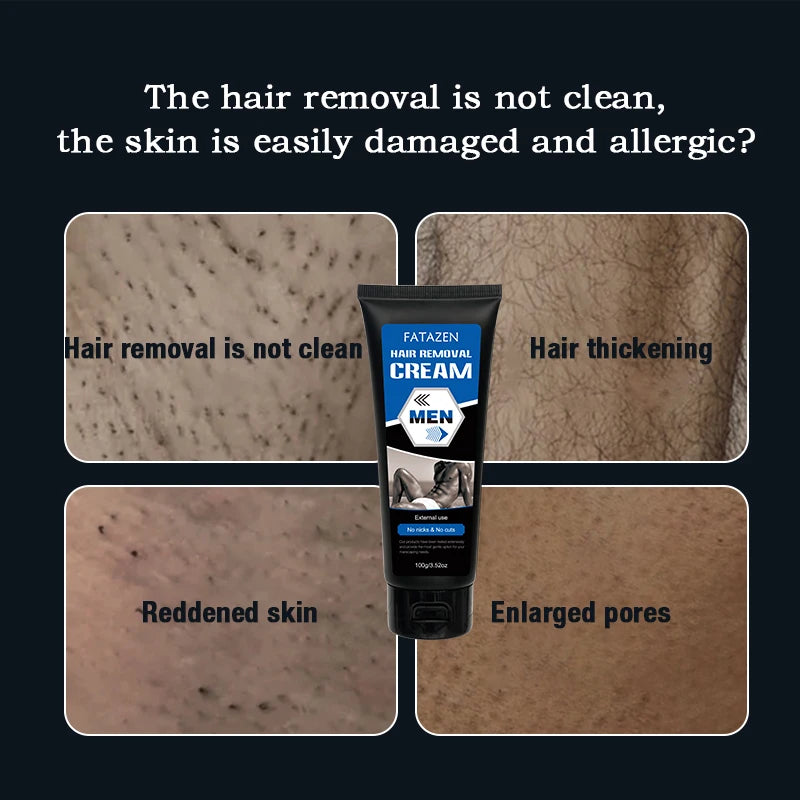 Private Label Natural Hair Care Gentle Hair Removal Products for Men Quick  Effective Hair Removal Cream