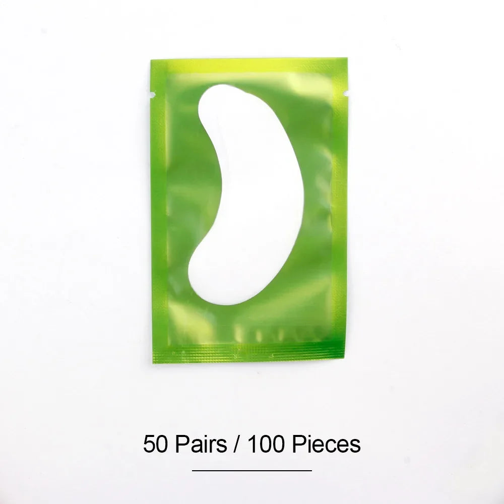 50/100pairs Eyelashes For Eyelash Extensions Eye Pads Pillows Disposable Patch Under Lash Tips Lint Free Sticker Wraps Makeup