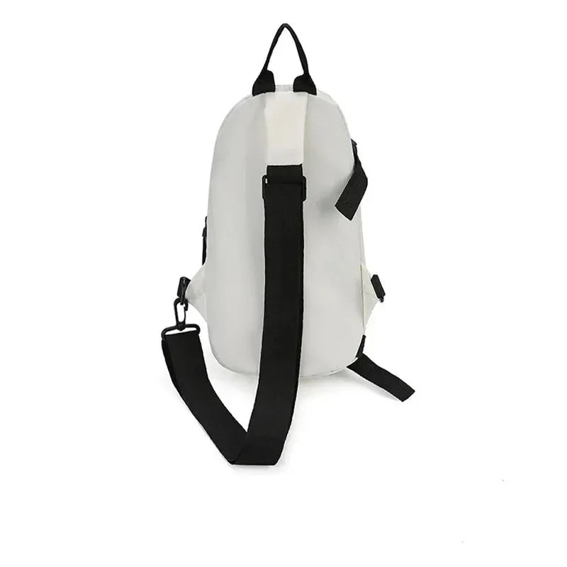 Nylon Chest Bag Trendy and Fashionable Women's Shoulder Bag Sports and Leisure Men's Oblique Straddle Bag