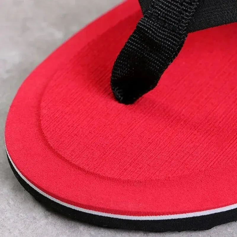 Summer Slippers Men Flip Flops Beach Sandals Non-Slip Casual Flat Shoes 2023 Slippers Indoor House Shoes For Men Outdoor Slides
