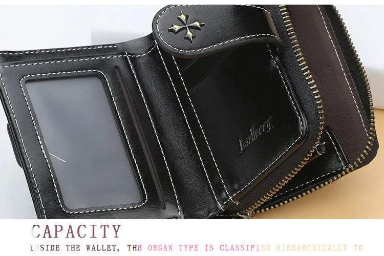 2023 New Women Wallets Fashion Short PU Leather Top Quality Card Holder Female Zipper Purse