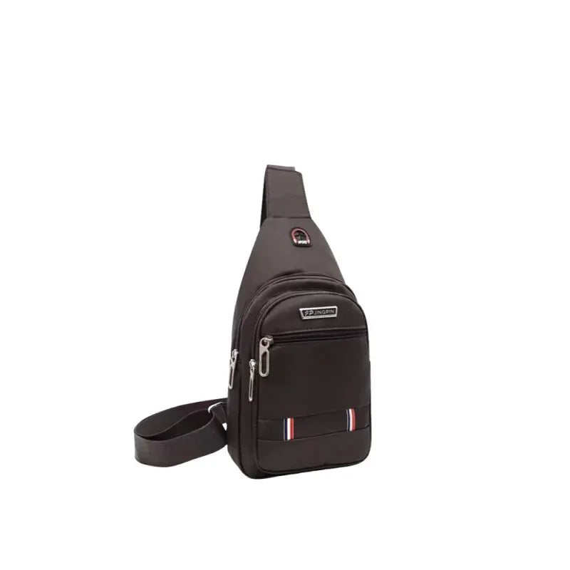 OutDoor Travel Fashion Mens CrossBorder Small Chest Polyester Shoulder Bag Trend Leisure.