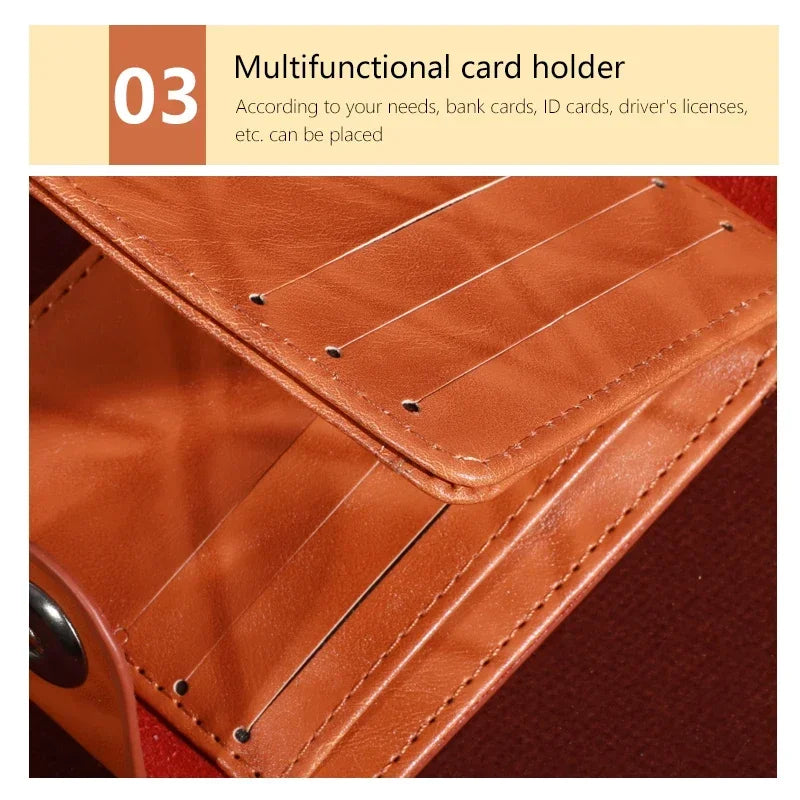 Men's Wallets With 100 US Dollar PatternWallet Male Leather Walet Photo Card HolderFashion Large Capacity Wallet Purse Bag