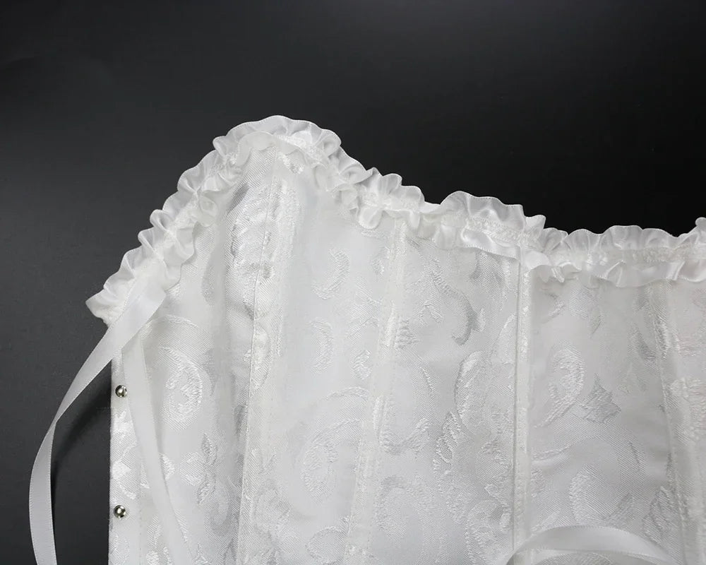 Waist Corset Top Women Bustier Overbust Sexy Lace up Floral Lingerie Shapewear Vintage Victorian Fashion Body Shaper DropShippin