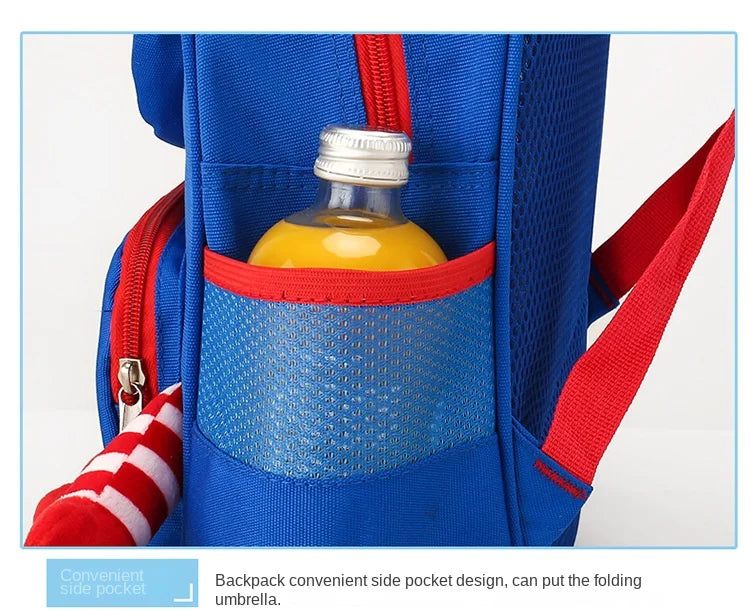 Spiderman Backpacks Super Heroes Student School Bag Cartoon 3d Stereo Kindergarten Backpack Children's Travel Bag Gift