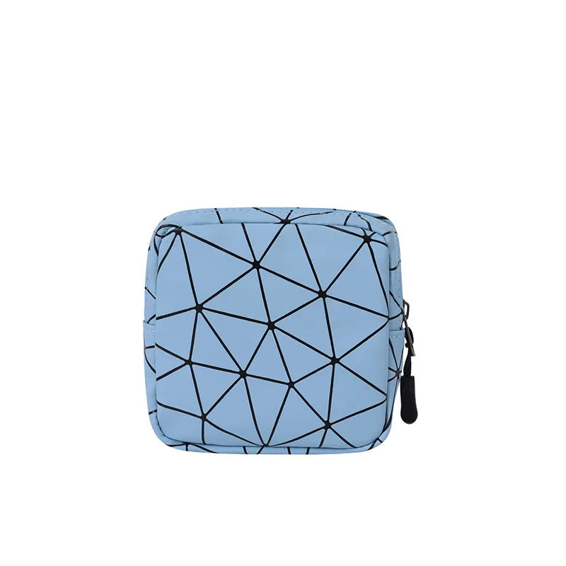 PU Leather Waterproof Organizing Bag, Jewelry Bag, Portable Monthly Bag, Women's Outdoor Sanitary Napkin Storage Bag