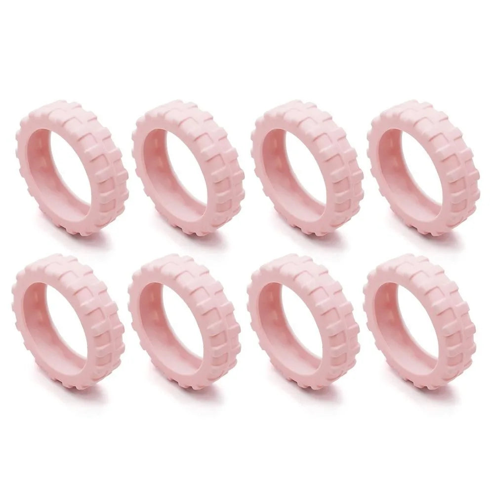 8PCS Luggage Wheels Protector Silicone Wheels Caster Shoes Travel Luggage Suitcase Reduce Noise Wheels Guard Cover Accessories