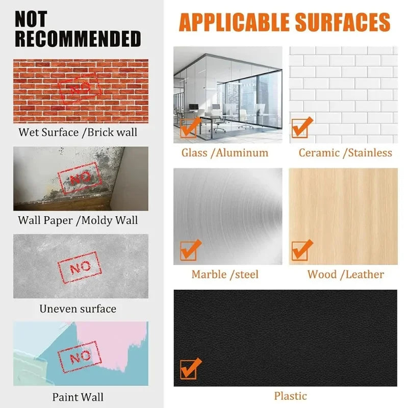 20-50mm Width Ultra Strong Adhesive Nano Tape High Viscosity Double Sided Tape Traceless Transparent Reusable Mounting Tape