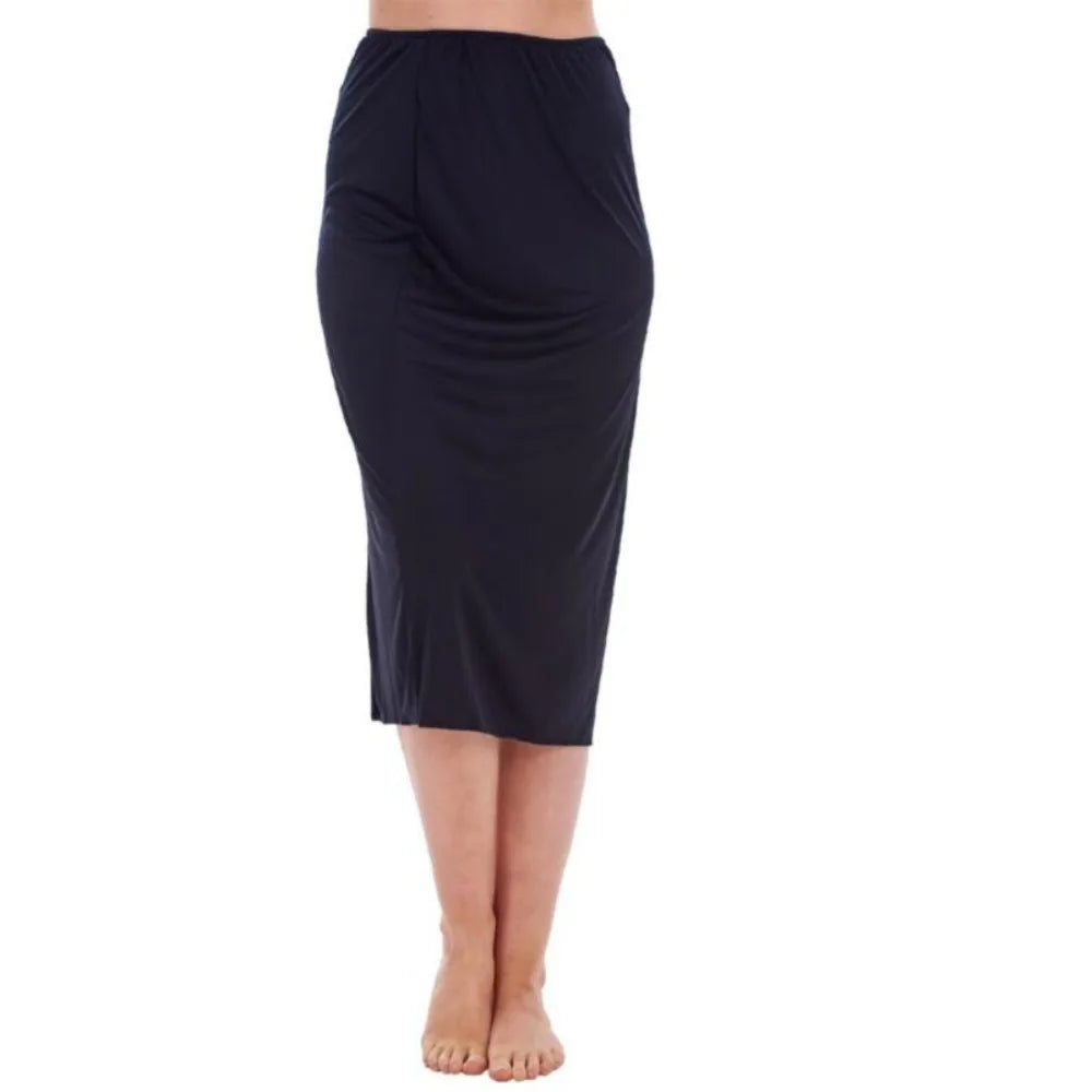 Comfortable Half Slips Under Dress Cooling Slip Skirt Lingerie Satin Skirt Women Underskirts Petticoat Cooling Summer Fashion
