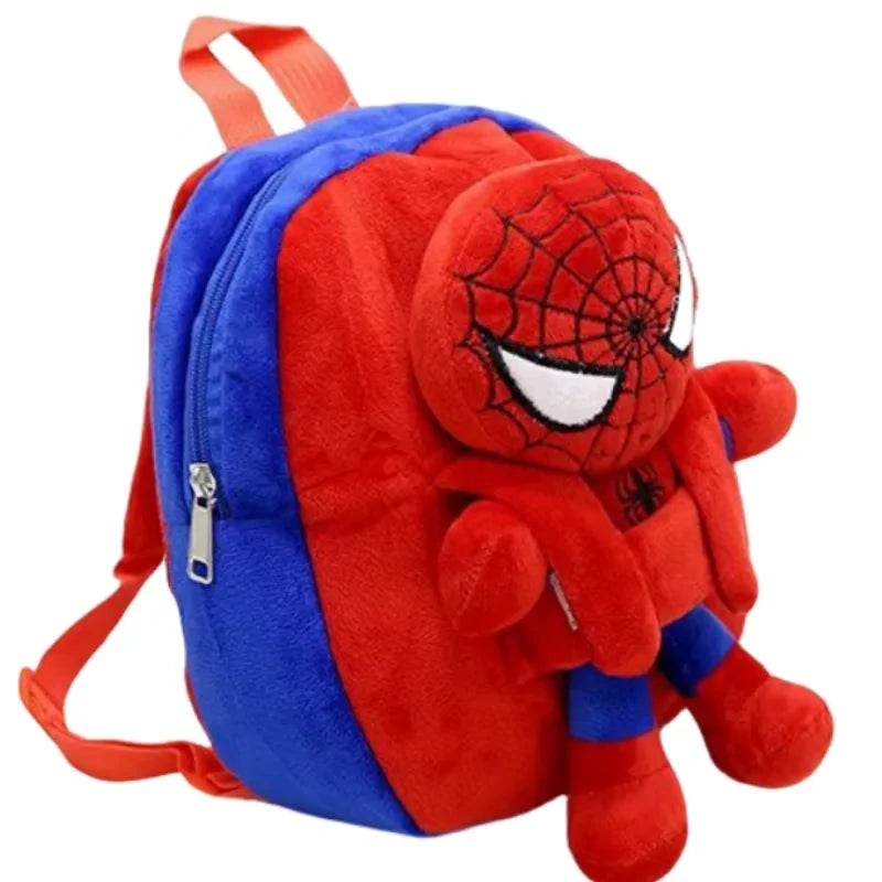 Spiderman Backpacks Super Heroes Student School Bag Cartoon 3d Stereo Kindergarten Backpack Children's Travel Bag Gift