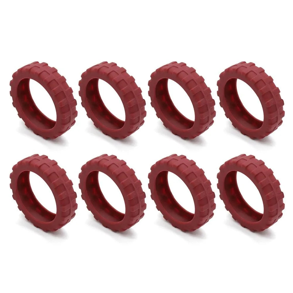 8PCS Luggage Wheels Protector Silicone Wheels Caster Shoes Travel Luggage Suitcase Reduce Noise Wheels Guard Cover Accessories