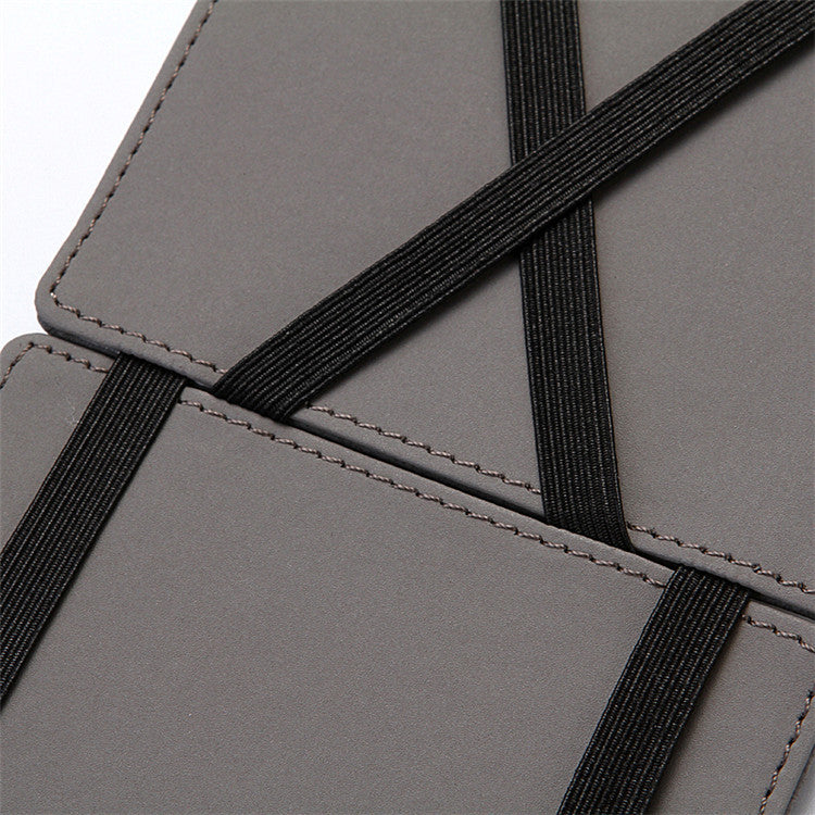 Men Ultra Thin PU Leather Mini Small Magic Wallet with Zipper Coin Pocket Purse Women Pouch Plastic Credit Bank Card Case Holder
