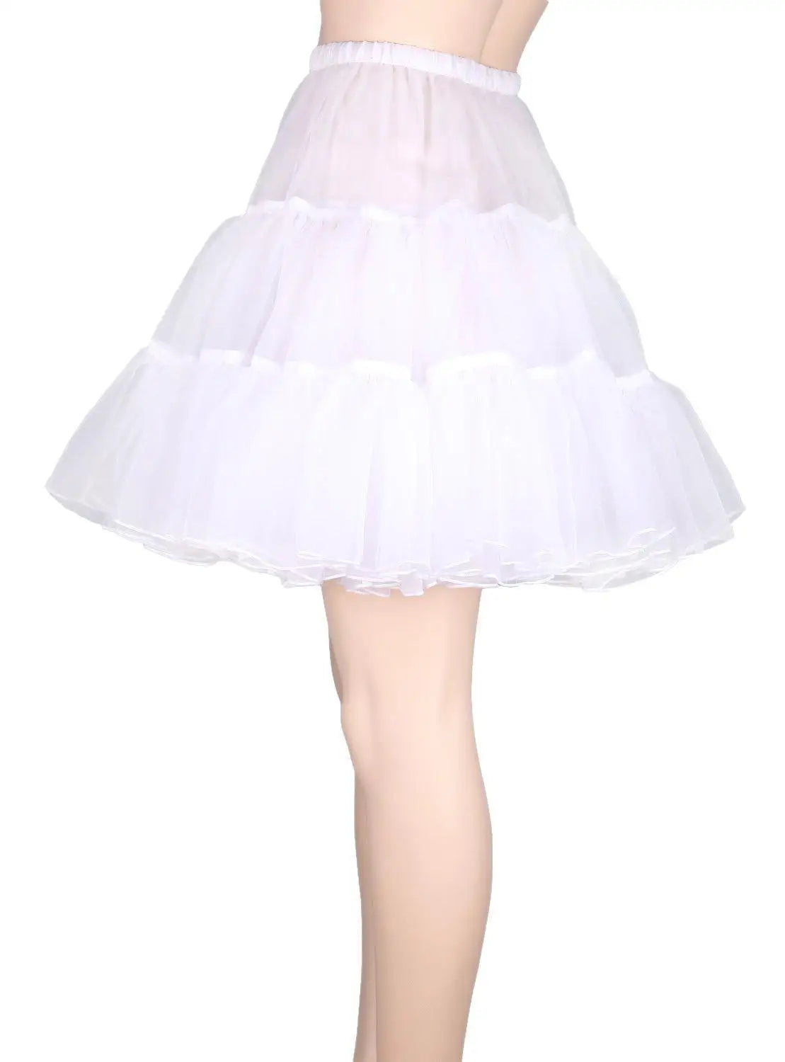 BABYONLINE Rockabilly Red Wedding Petticoat Crinoline Short Tulle Skirt Underskirt Woman Adult Tutu Half Slips Bridal Accessorie