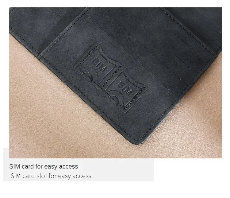 Rfid Blocking Protection Travel Passport Credit Holder Cover Case Business PU Leather Women Men Ticket Protective Accessories