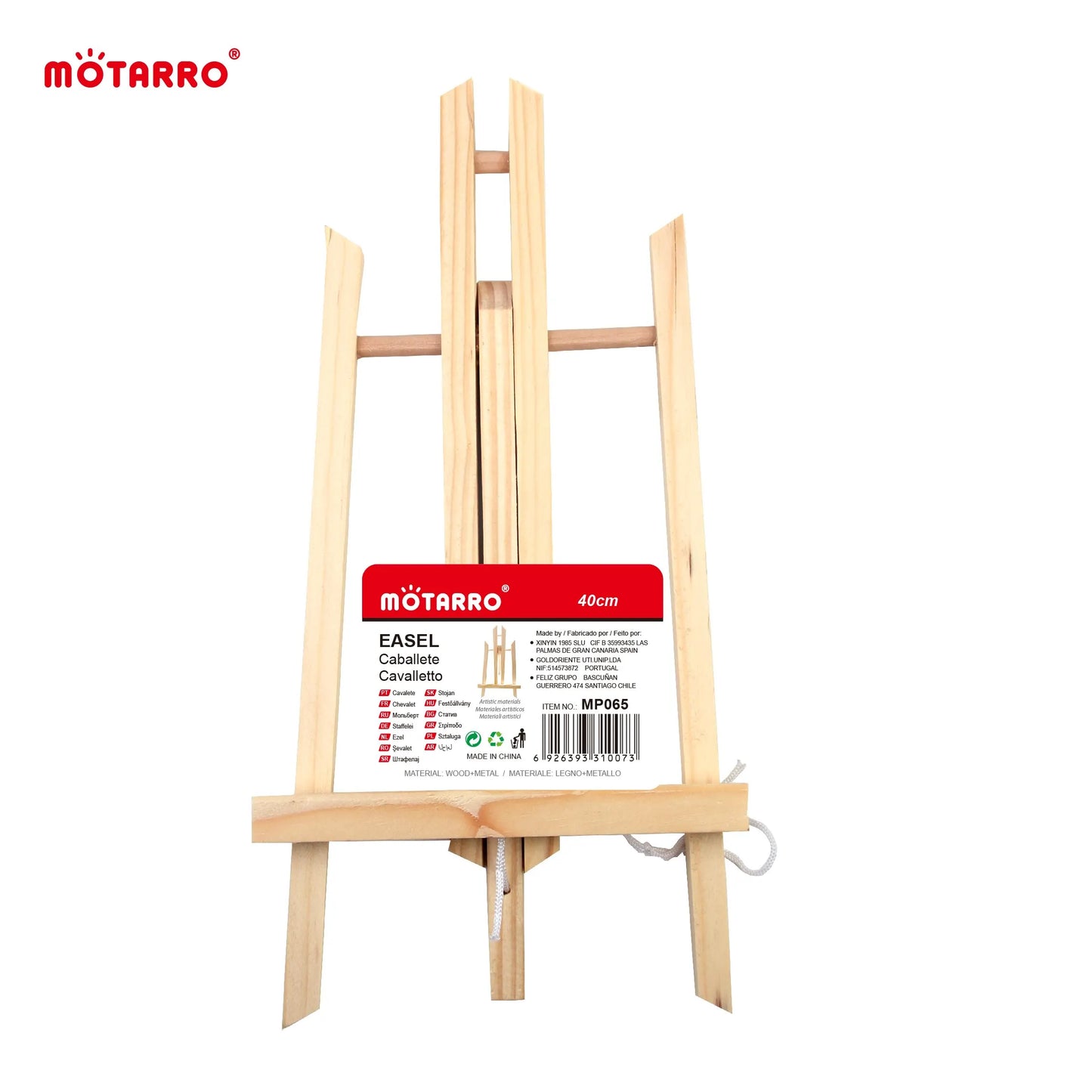 MOTARRO 1Pcs Natural Wood Easel Frame Tripod Display Holder Wedding Table Name Card Stand Children Painting Display Craft