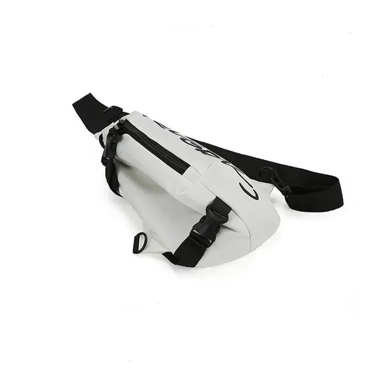 Nylon Chest Bag Trendy and Fashionable Women's Shoulder Bag Sports and Leisure Men's Oblique Straddle Bag