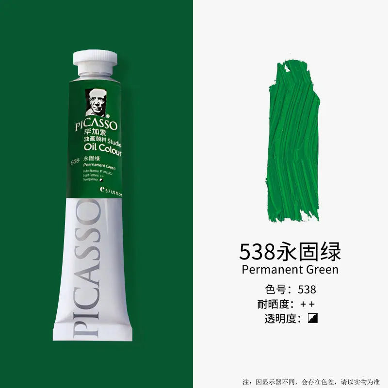 Phoenix 50ml Oil Paint High Saturation Faster Drying Time with Creamy Texture and Consistency for Artists, Students, Beginners