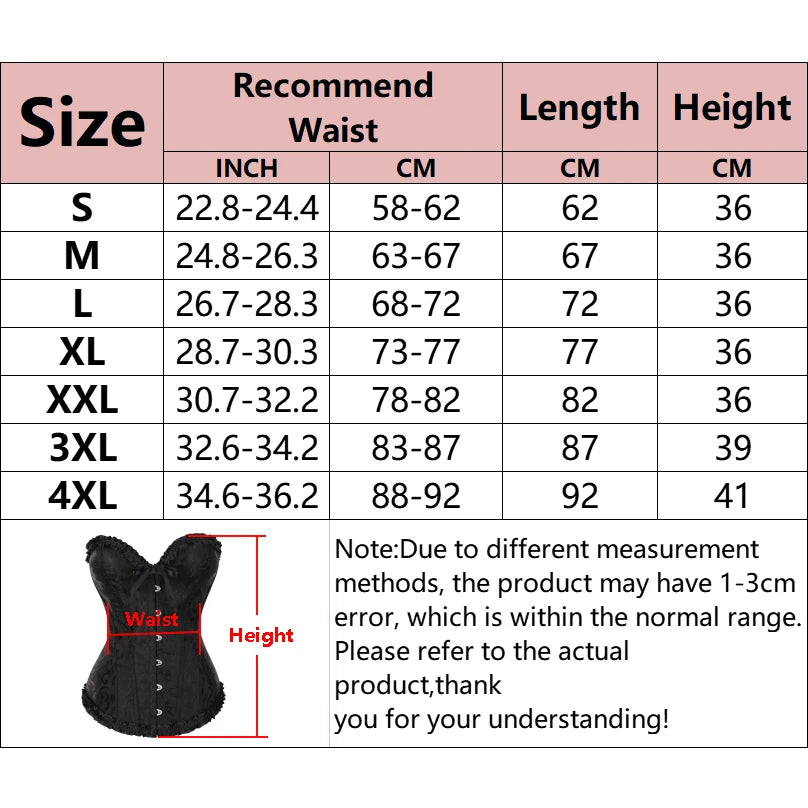 Waist Corset Top Women Bustier Overbust Sexy Lace up Floral Lingerie Shapewear Vintage Victorian Fashion Body Shaper DropShippin