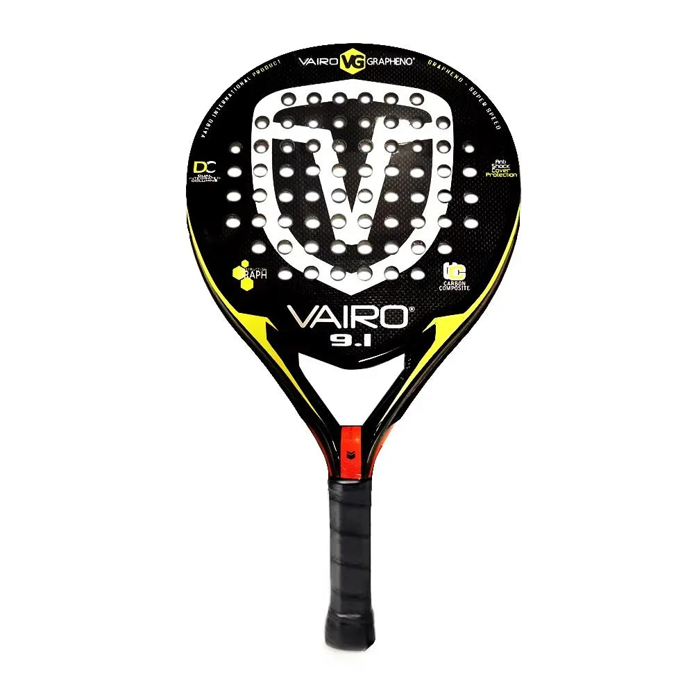 Carbon Fiber Padel Tennis Racket, Rough Surface, Diamond Shape, High Balance, EVA, Soft Memory, Sports Paddle Racquet