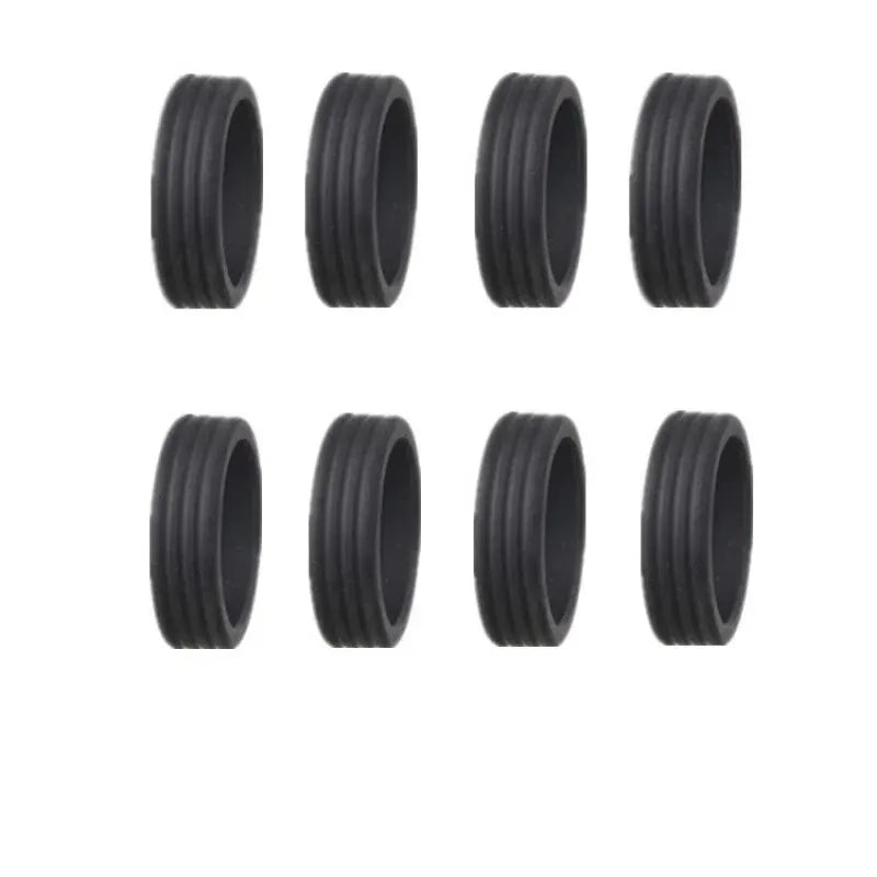 8pcs Luggage Roller Rubber Cover Silent Trolley Wheel Accessory Protective Cover Suitable for Dualwheel Luggage