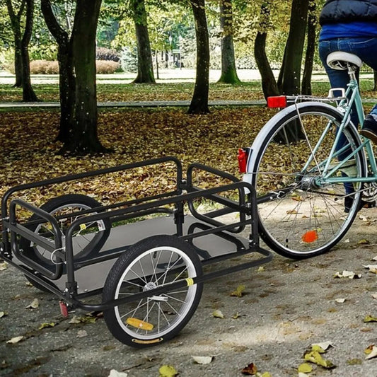 Bicycle Cargoes Trailer Utility with Connector 50kg Load Bearing Wagon Carrier for Outdoor Garden Carrying Luggage Plants
