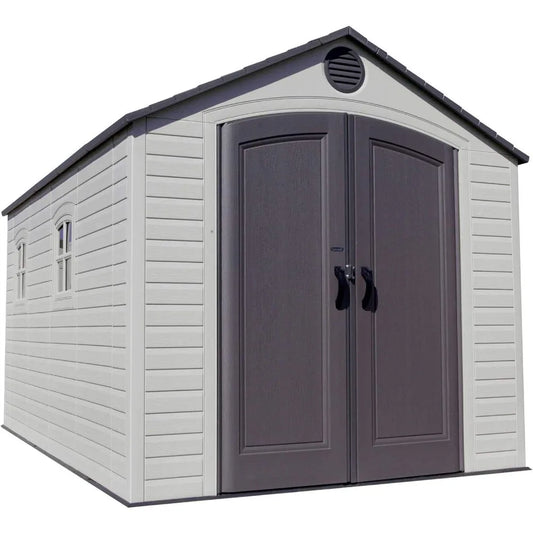 Outdoor Storage Shed, 8 By 12.5 Feet; 2 Windows