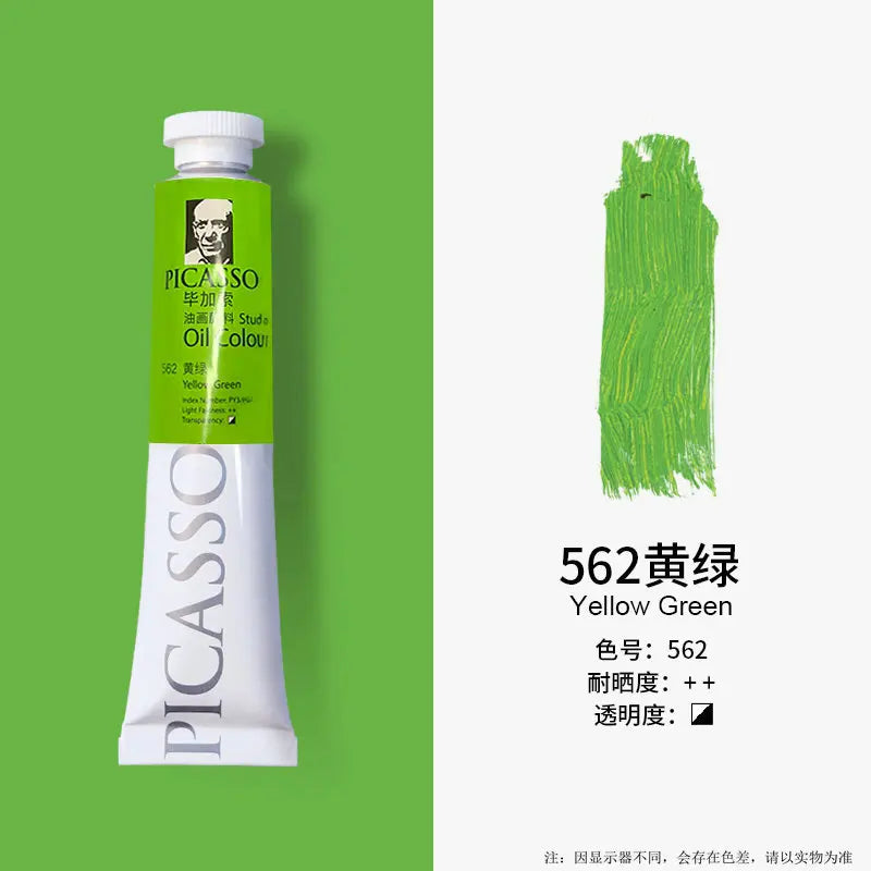 Phoenix 50ml Oil Paint High Saturation Faster Drying Time with Creamy Texture and Consistency for Artists, Students, Beginners