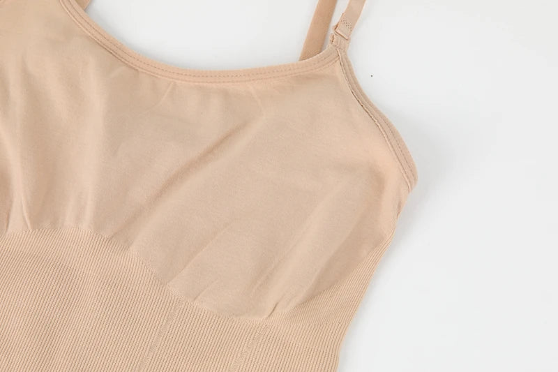 Seamless Shapewear Control Slips for Under Dresses Women Smooth Body Shaper Tummy Control Full Slip Slimming Cami Slip