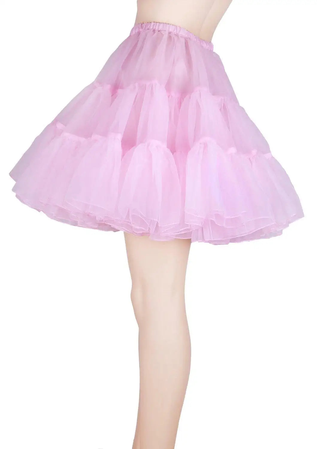 BABYONLINE Rockabilly Red Wedding Petticoat Crinoline Short Tulle Skirt Underskirt Woman Adult Tutu Half Slips Bridal Accessorie