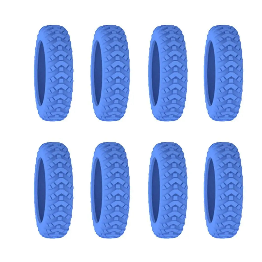 8PCS Luggage Wheels Protector Silicone Wheels Caster Shoes Travel Luggage Suitcase Reduce Noise Wheels Guard Cover Accessories