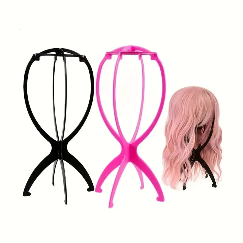 Tool Travel Stand For All Wigs Wig Stand Portable Collapsible Holder Durable Wig Display 13.2 Inch
