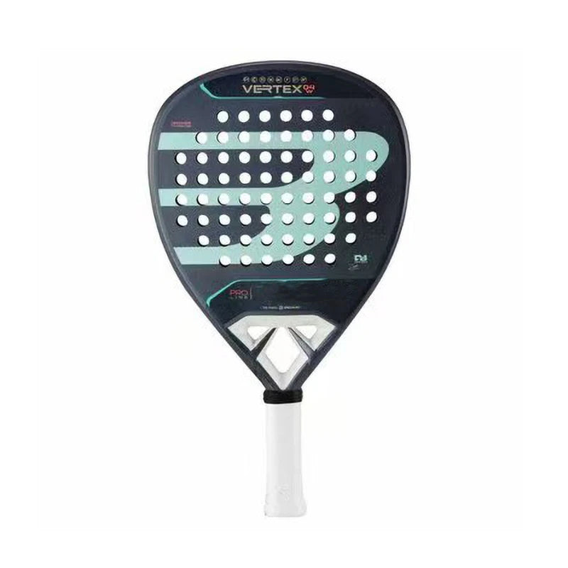 Carbon Fiber Padel Tennis Racket, Rough Surface, Diamond Shape, High Balance, EVA, Soft Memory, Sports Paddle Racquet
