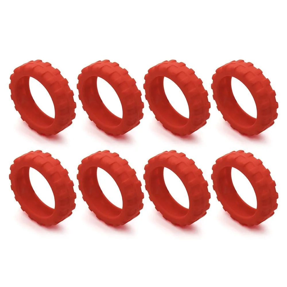 8PCS Luggage Wheels Protector Silicone Wheels Caster Shoes Travel Luggage Suitcase Reduce Noise Wheels Guard Cover Accessories