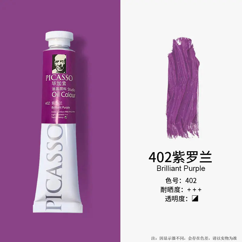 Phoenix 50ml Oil Paint High Saturation Faster Drying Time with Creamy Texture and Consistency for Artists, Students, Beginners