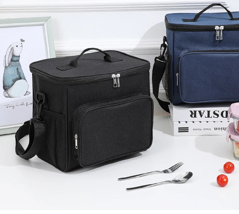 Insulated Lunch Bag Large Lunch Bags For Women Men Reusable Lunch Bag With Adjustable Shoulder Strap