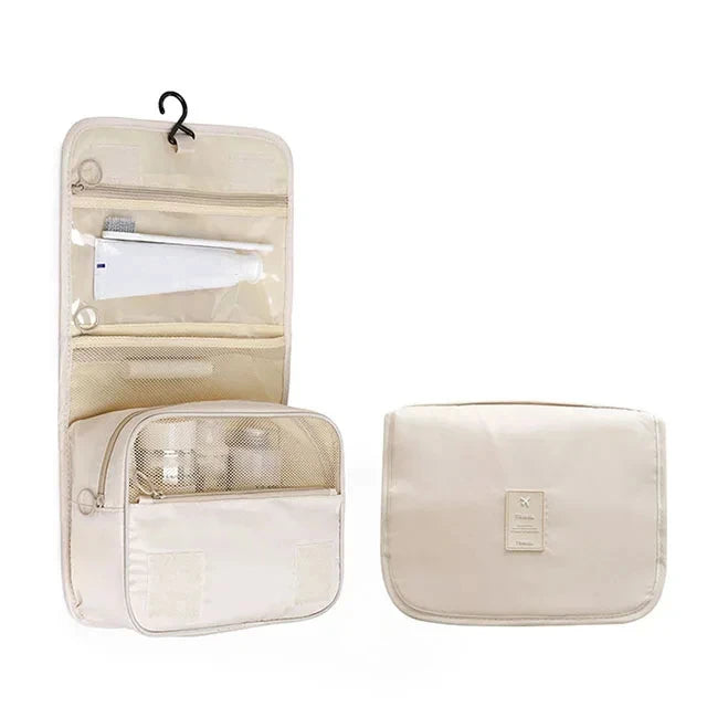 Travel Makeup Bag Waterproof Toiletries Organizer High Quality Women Neceser Bathroom Hook Wash Pouch Hook Makeup Storage Bag