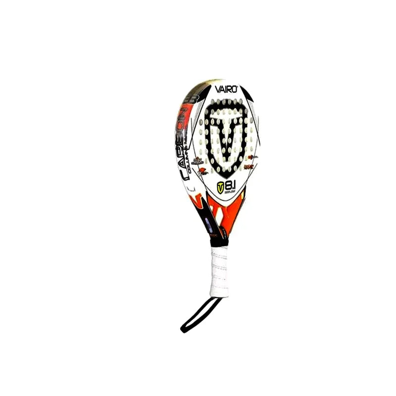 Carbon Fiber Padel Tennis Racket, Rough Surface, Diamond Shape, High Balance, EVA, Soft Memory, Sports Paddle Racquet