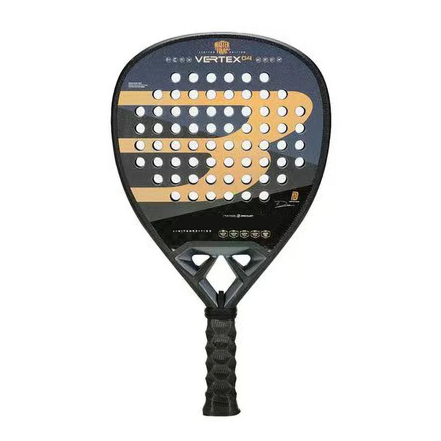 Carbon Fiber Padel Tennis Racket, Rough Surface, Diamond Shape, High Balance, EVA, Soft Memory, Sports Paddle Racquet