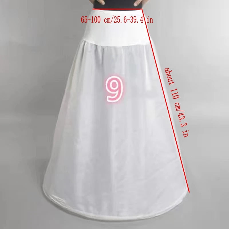 Petticoat Crinoline Slips Hoop Skirt Vintage  Underskirt for Gown Dress Many Styles for Bridal Wedding