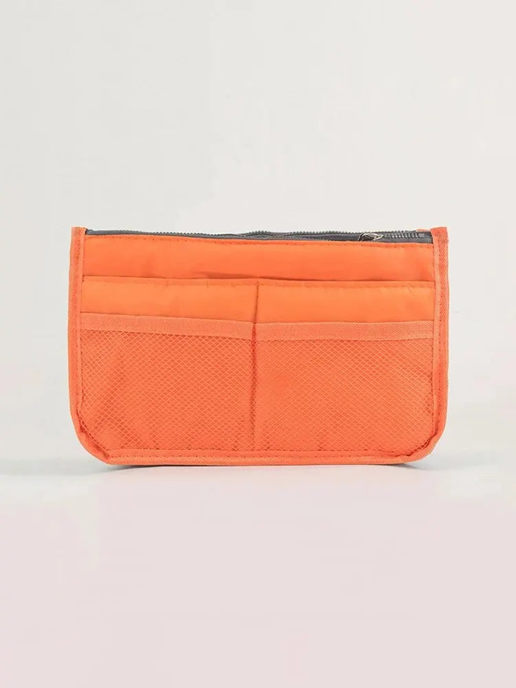 Multi Functional Large Capacity Makeup Bag Portable Double Zipper Toiletries Travel Storage Bag Mommy Bag Multi Pocket Cosmetic