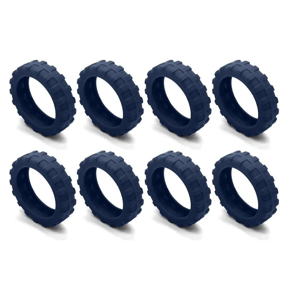 8PCS Luggage Wheels Protector Silicone Wheels Caster Shoes Travel Luggage Suitcase Reduce Noise Wheels Guard Cover Accessories
