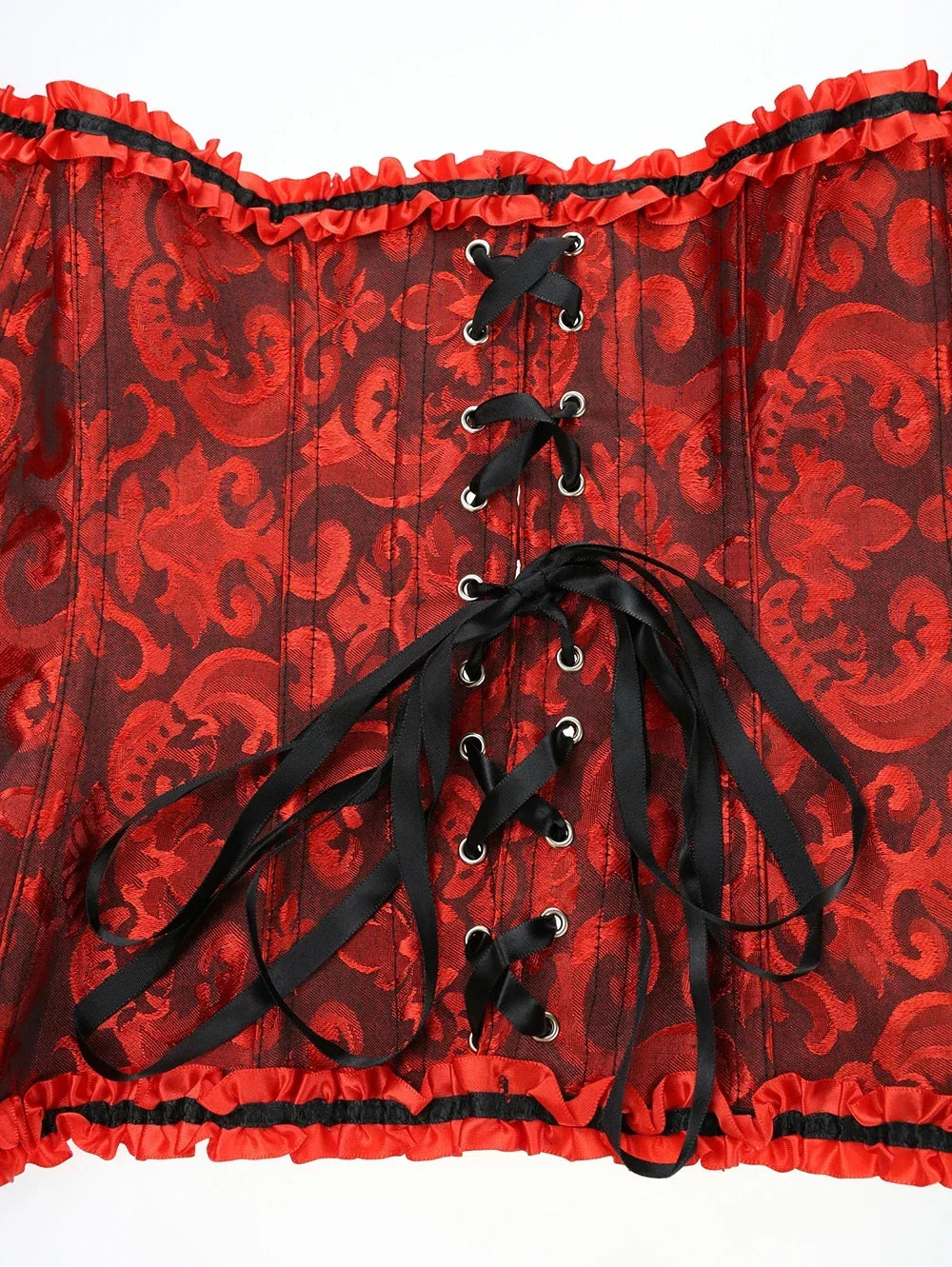 Waist Corset Top Women Bustier Overbust Sexy Lace up Floral Lingerie Shapewear Vintage Victorian Fashion Body Shaper DropShippin