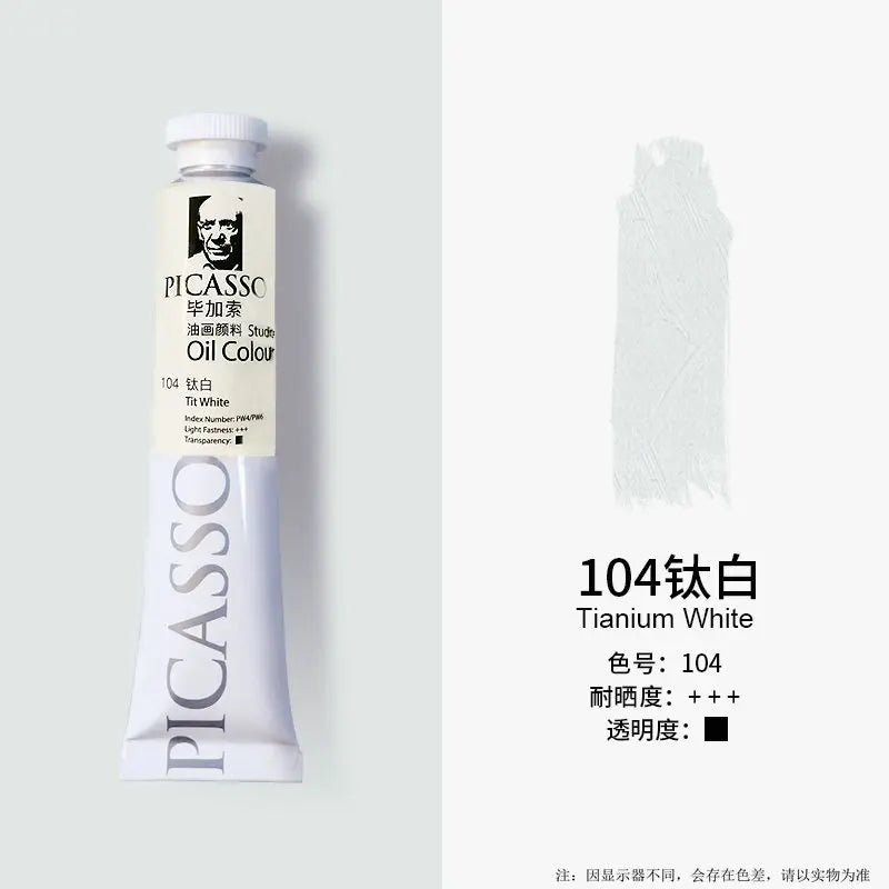 Phoenix 50ml Oil Paint High Saturation Faster Drying Time with Creamy Texture and Consistency for Artists, Students, Beginners