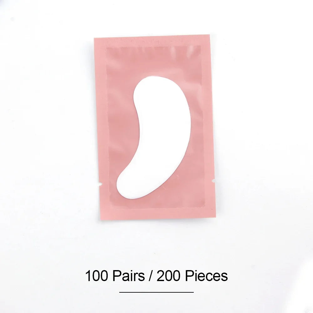 50/100pairs Eyelashes For Eyelash Extensions Eye Pads Pillows Disposable Patch Under Lash Tips Lint Free Sticker Wraps Makeup