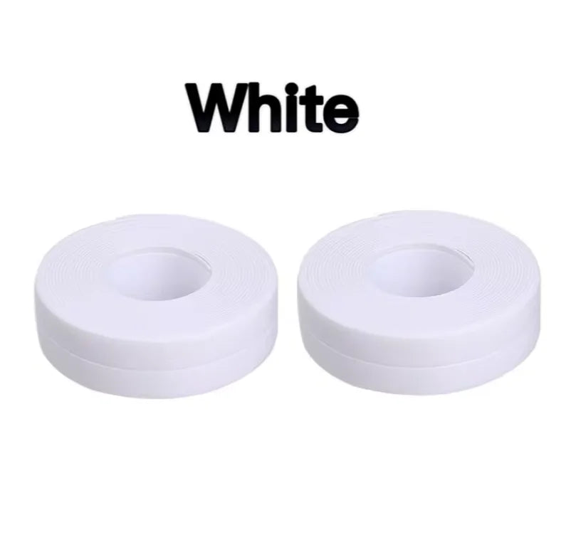 PVC Sealing Strip Tape Bathroom Bath Toilet Caulk Tape Self Adhesive Waterproof Mildew Proof Tapes For Kitchen Sink Wall Corner