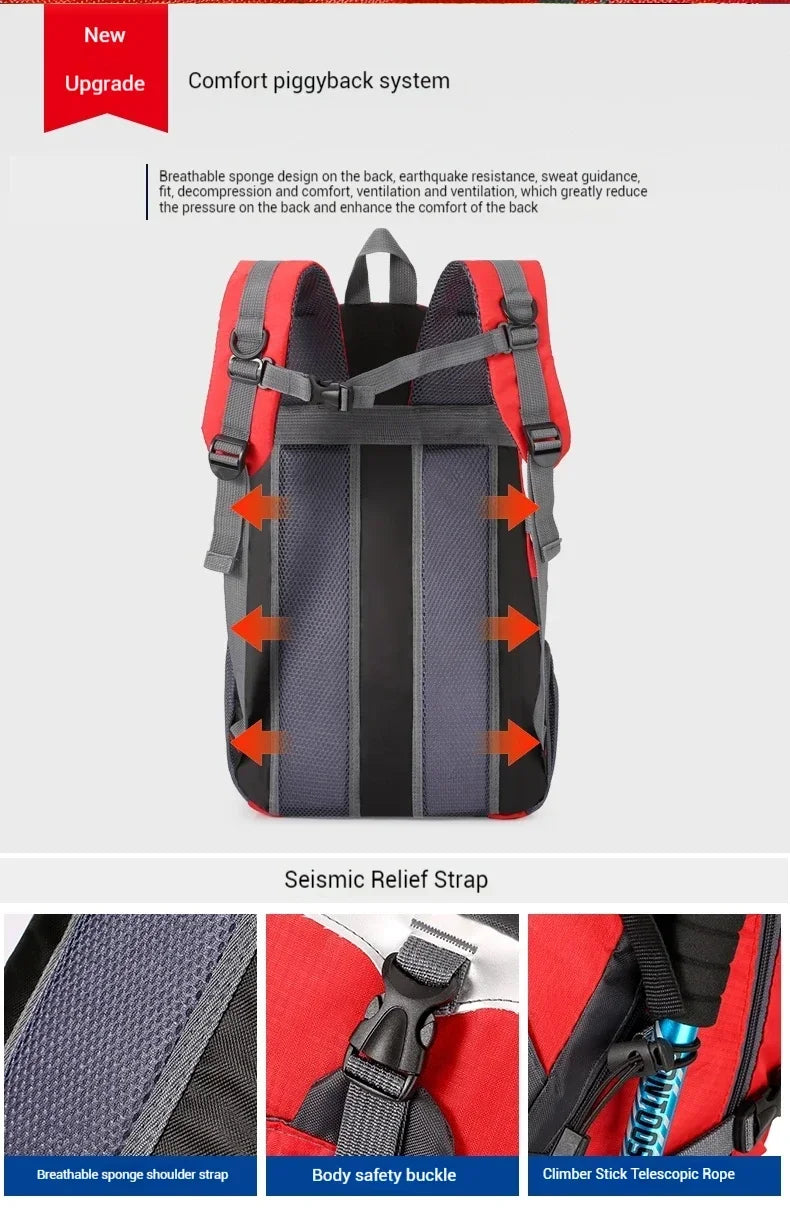 Outdoor Travel Backpack Fashion Hiking Backpacks Men Climbing Travel Backpack Classic Sport Travel Backpacks