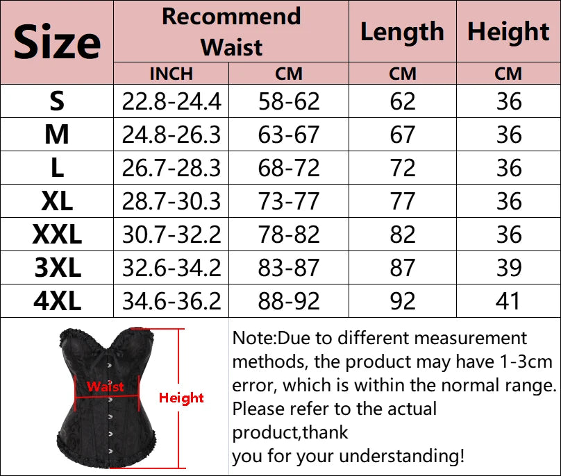 Waist Corset Top Women Bustier Overbust Sexy Lace up Floral Lingerie Shapewear Vintage Victorian Fashion Body Shaper DropShippin